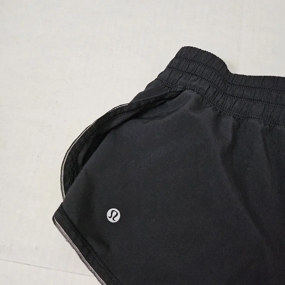 Lululemon Seek The Heat Shorts II 2.5” Black Womens 4‎ Swift Ultra Light Lined